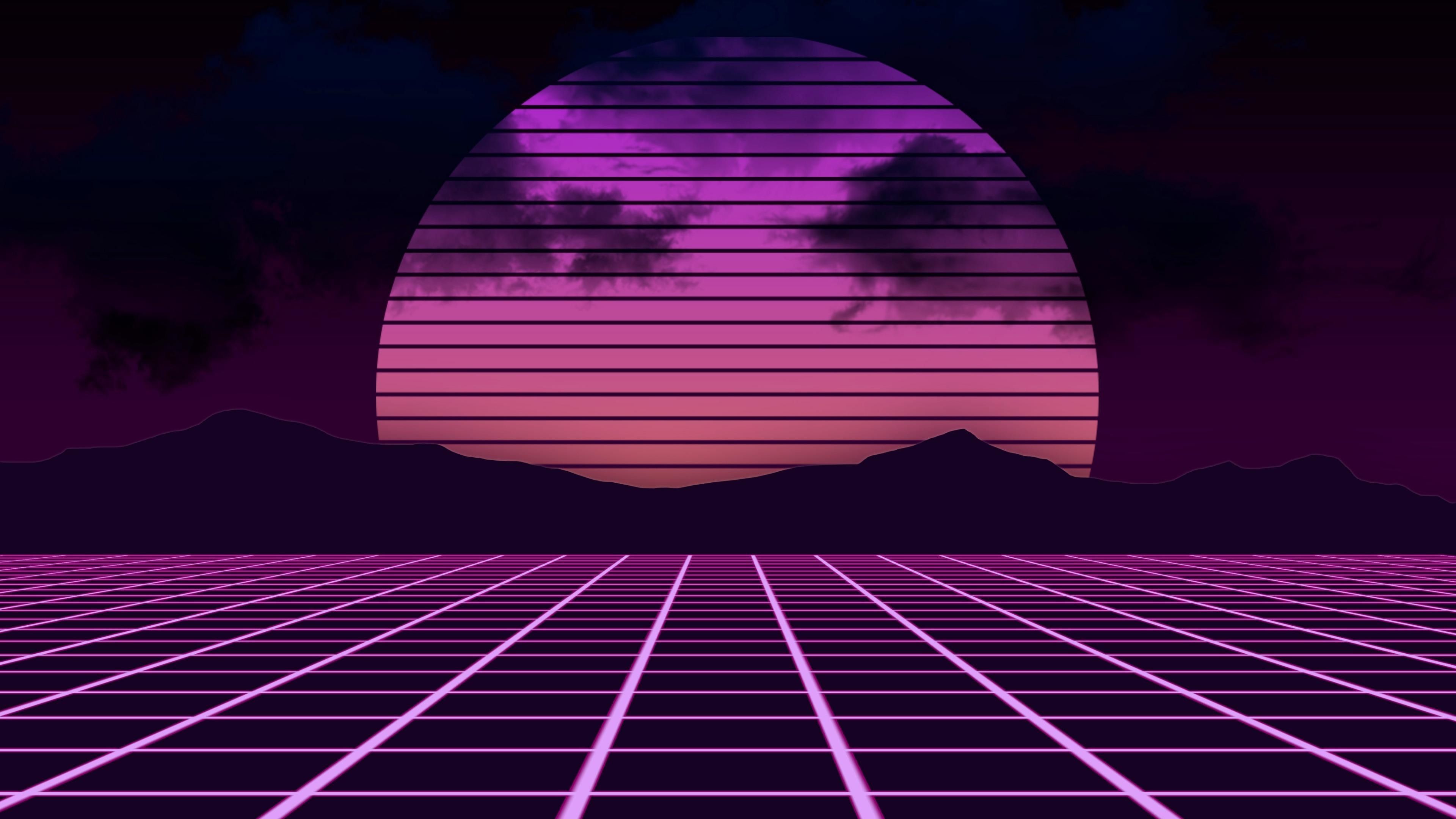 Neon Red Aesthetic Laptop Background - Red Aesthetic Tumblr Wallpapers